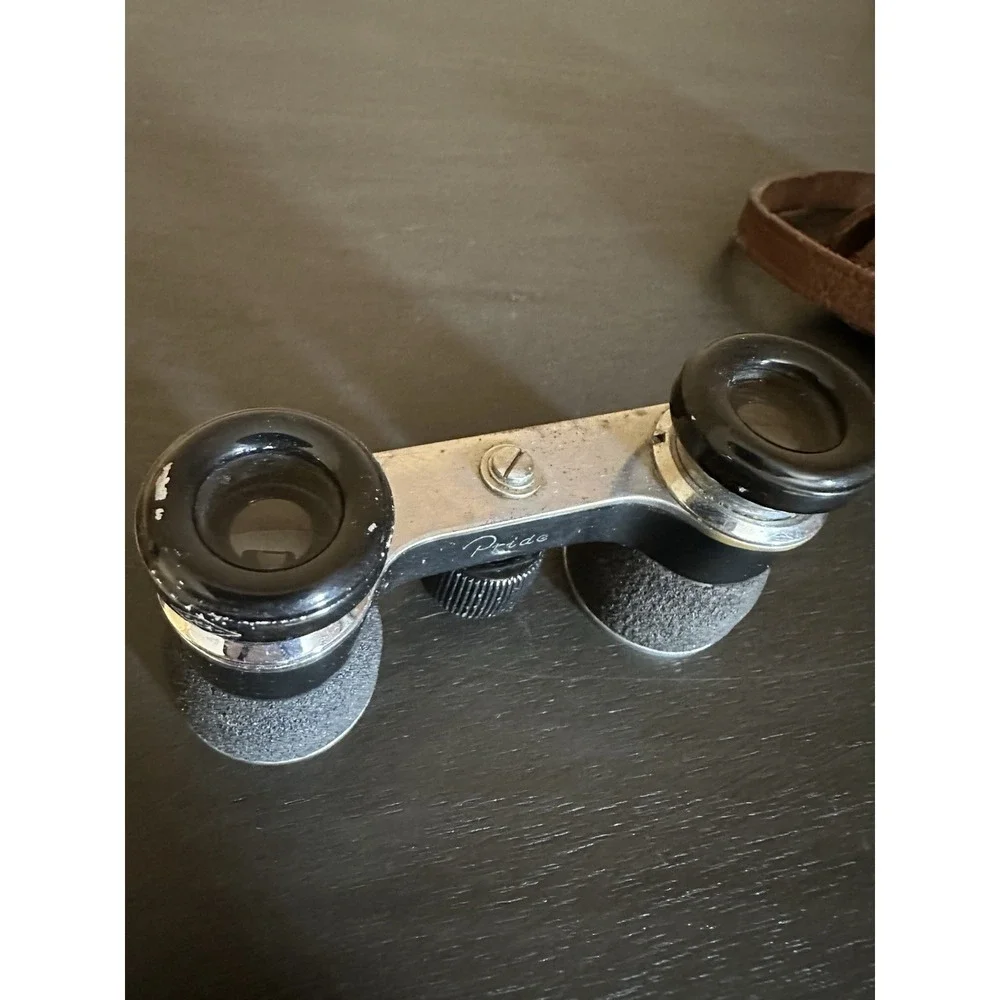 Vintage Opera Style Glasses Made in Occupied Japan ToKo Pride W/Leather Case